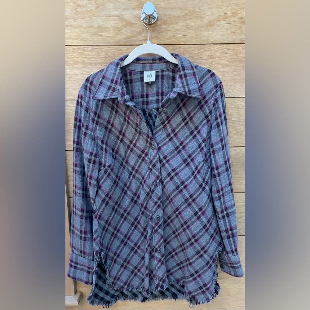 CAbi Highland Shirt.  Size Small